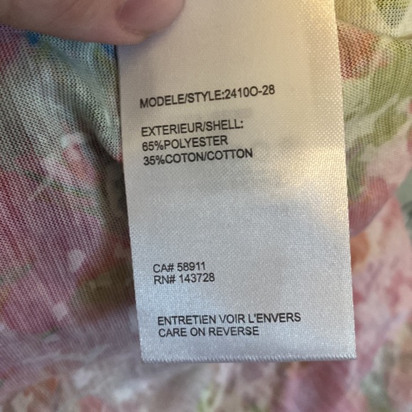 Tribal lightweight semi transparent short sleeve shirt - Picture 4 of 6